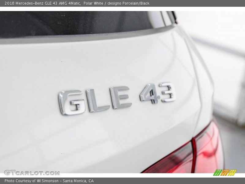 Polar White / designo Porcelain/Black 2018 Mercedes-Benz GLE 43 AMG 4Matic