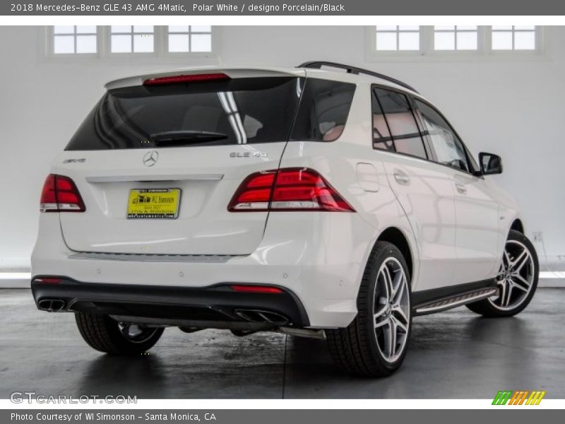 Polar White / designo Porcelain/Black 2018 Mercedes-Benz GLE 43 AMG 4Matic