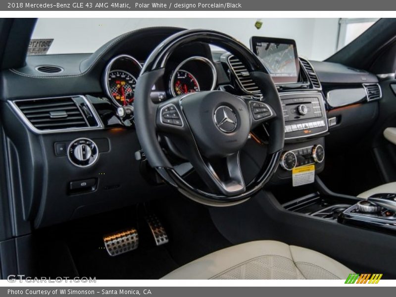 Polar White / designo Porcelain/Black 2018 Mercedes-Benz GLE 43 AMG 4Matic