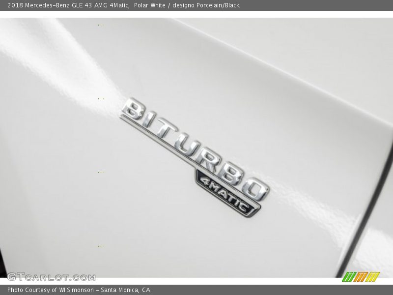 Polar White / designo Porcelain/Black 2018 Mercedes-Benz GLE 43 AMG 4Matic