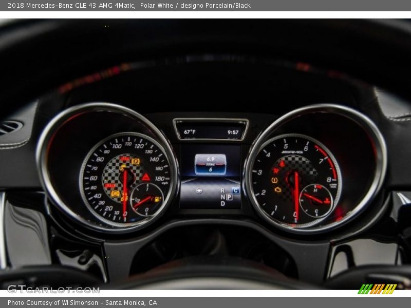 Polar White / designo Porcelain/Black 2018 Mercedes-Benz GLE 43 AMG 4Matic