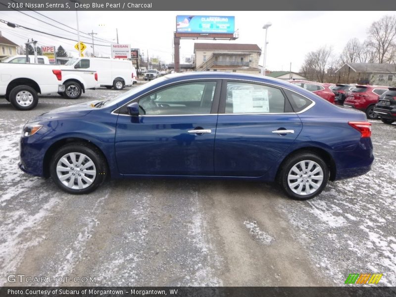 Deep Blue Pearl / Charcoal 2018 Nissan Sentra S