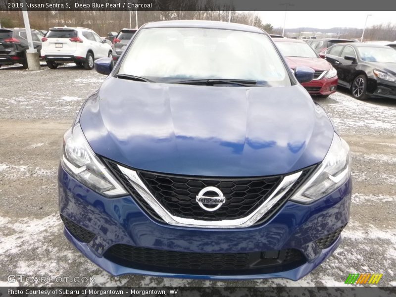 Deep Blue Pearl / Charcoal 2018 Nissan Sentra S