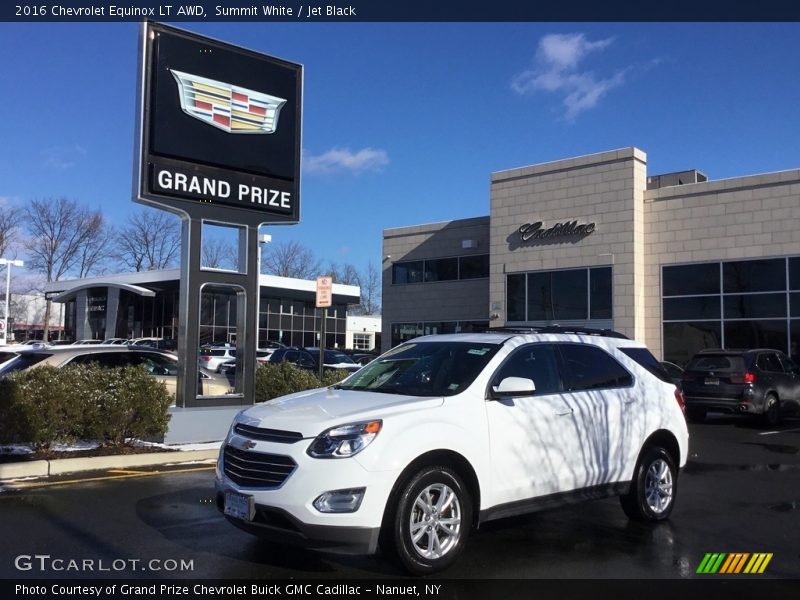 Summit White / Jet Black 2016 Chevrolet Equinox LT AWD