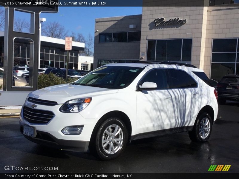 Summit White / Jet Black 2016 Chevrolet Equinox LT AWD