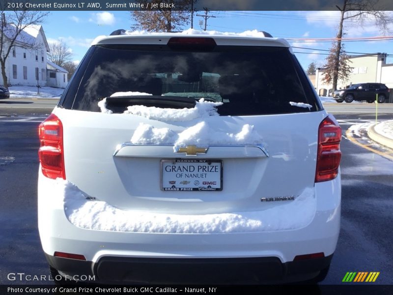 Summit White / Jet Black 2016 Chevrolet Equinox LT AWD