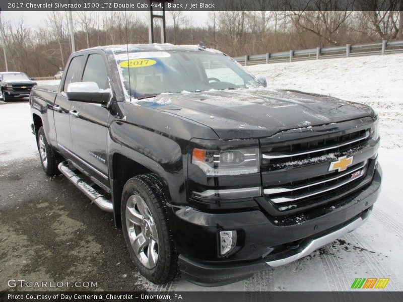 Black / Jet Black 2017 Chevrolet Silverado 1500 LTZ Double Cab 4x4