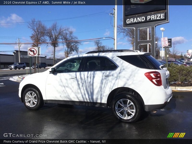 Summit White / Jet Black 2016 Chevrolet Equinox LT AWD