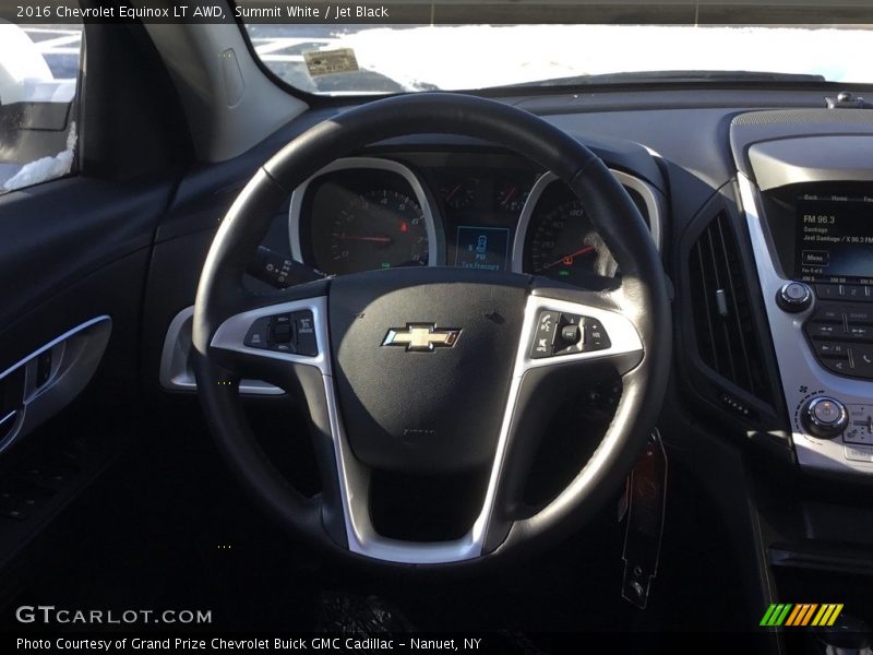 Summit White / Jet Black 2016 Chevrolet Equinox LT AWD