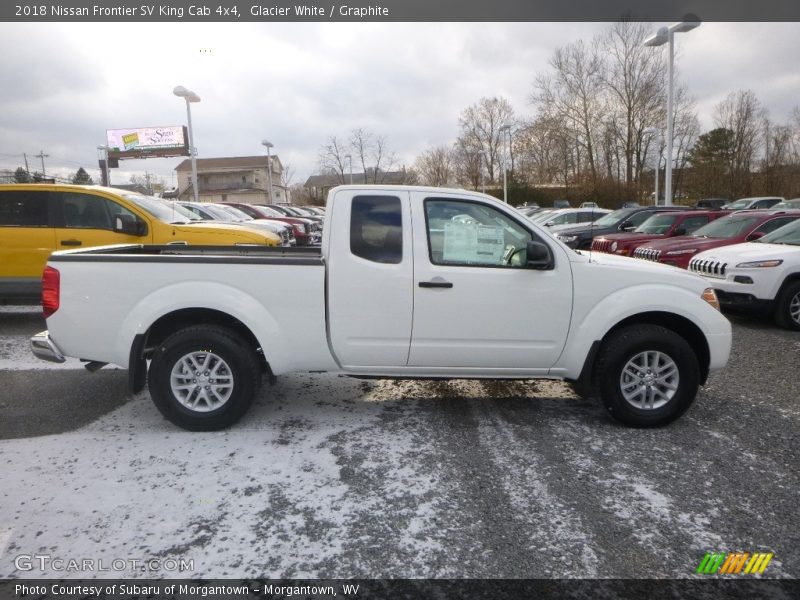 Glacier White / Graphite 2018 Nissan Frontier SV King Cab 4x4