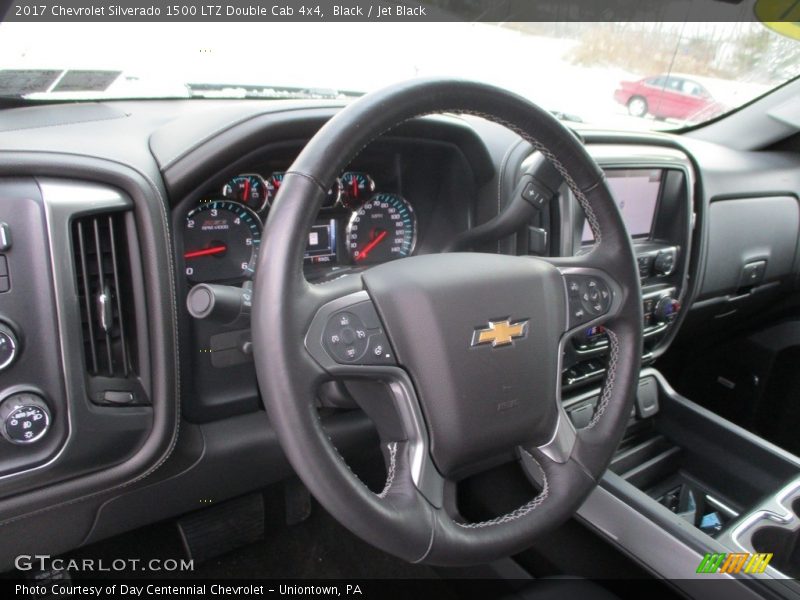 Black / Jet Black 2017 Chevrolet Silverado 1500 LTZ Double Cab 4x4