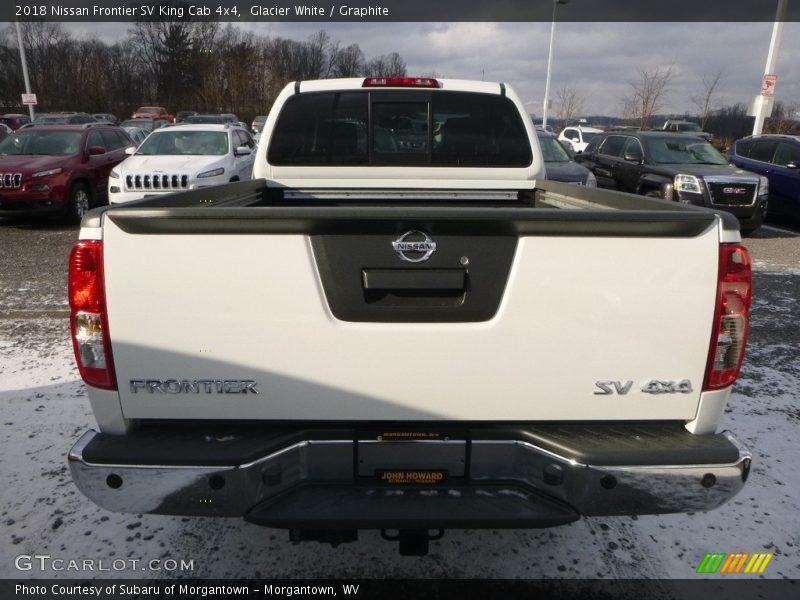 Glacier White / Graphite 2018 Nissan Frontier SV King Cab 4x4