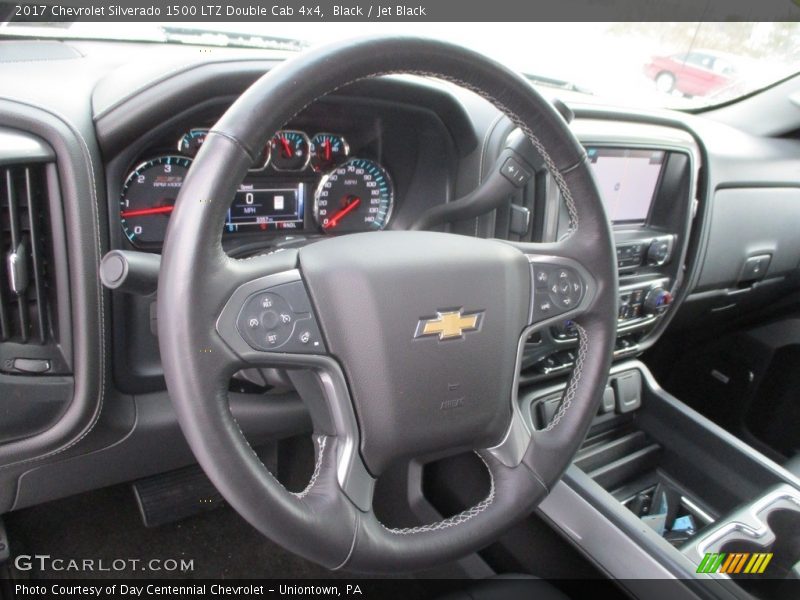 Black / Jet Black 2017 Chevrolet Silverado 1500 LTZ Double Cab 4x4