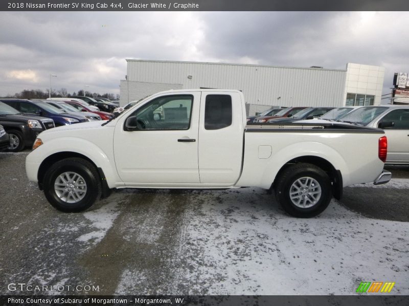 Glacier White / Graphite 2018 Nissan Frontier SV King Cab 4x4