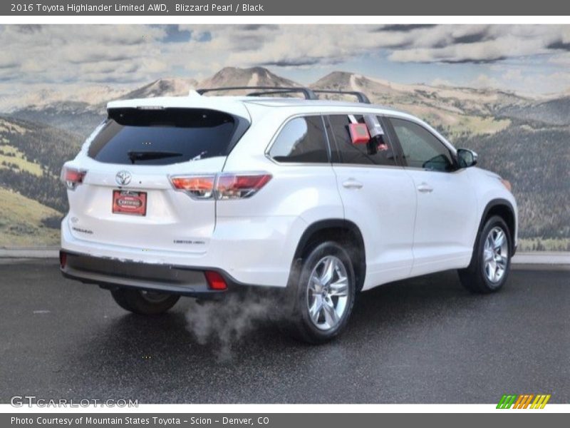 Blizzard Pearl / Black 2016 Toyota Highlander Limited AWD