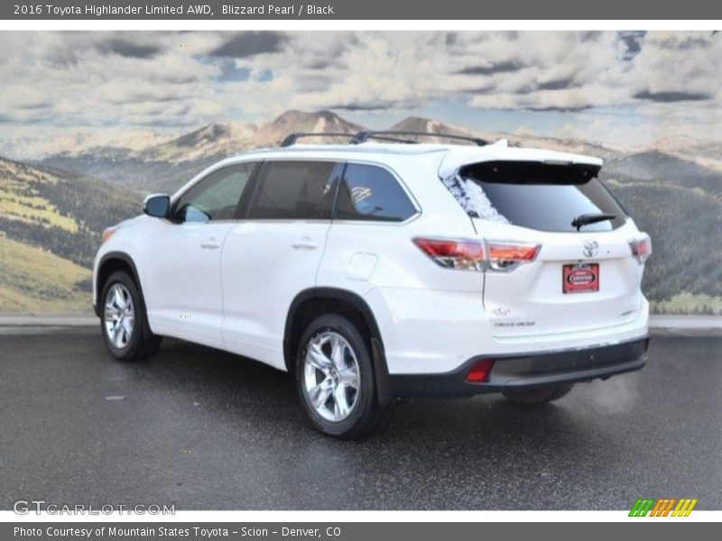 Blizzard Pearl / Black 2016 Toyota Highlander Limited AWD