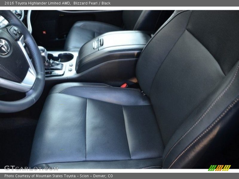 Blizzard Pearl / Black 2016 Toyota Highlander Limited AWD