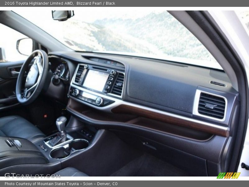 Blizzard Pearl / Black 2016 Toyota Highlander Limited AWD