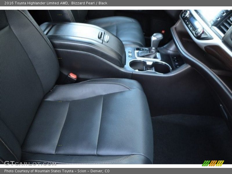 Blizzard Pearl / Black 2016 Toyota Highlander Limited AWD