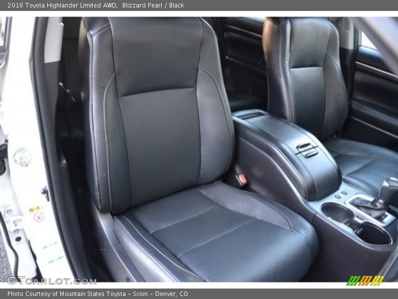 Blizzard Pearl / Black 2016 Toyota Highlander Limited AWD