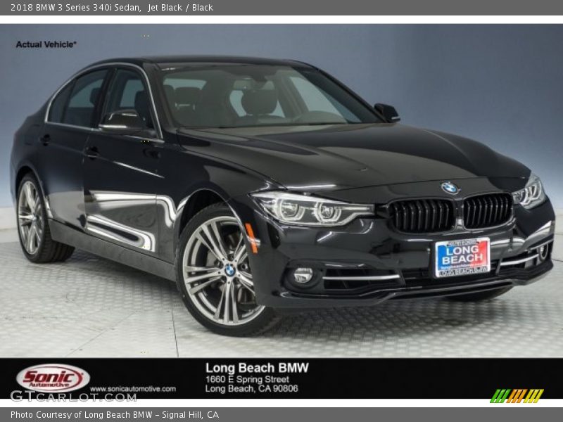 Jet Black / Black 2018 BMW 3 Series 340i Sedan