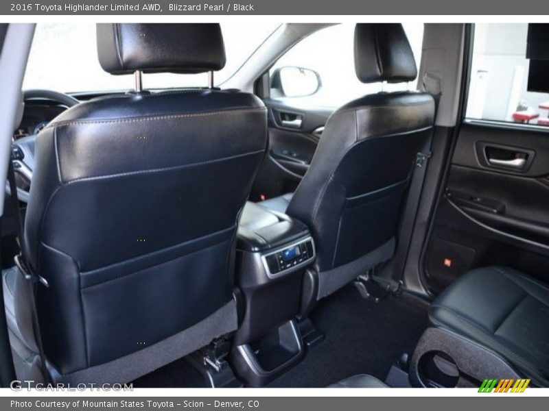 Blizzard Pearl / Black 2016 Toyota Highlander Limited AWD