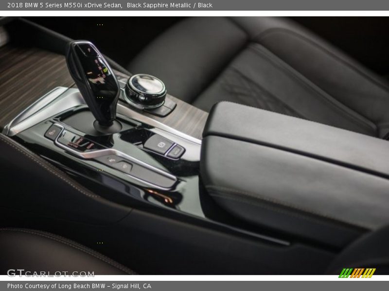 Black Sapphire Metallic / Black 2018 BMW 5 Series M550i xDrive Sedan