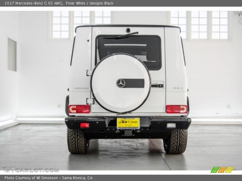 Polar White / designo Black 2017 Mercedes-Benz G 63 AMG