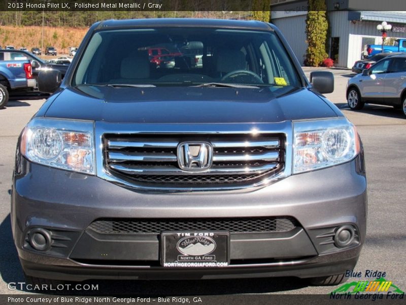 Polished Metal Metallic / Gray 2013 Honda Pilot LX