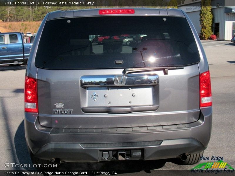 Polished Metal Metallic / Gray 2013 Honda Pilot LX