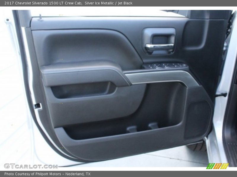 Silver Ice Metallic / Jet Black 2017 Chevrolet Silverado 1500 LT Crew Cab