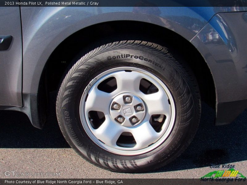 Polished Metal Metallic / Gray 2013 Honda Pilot LX