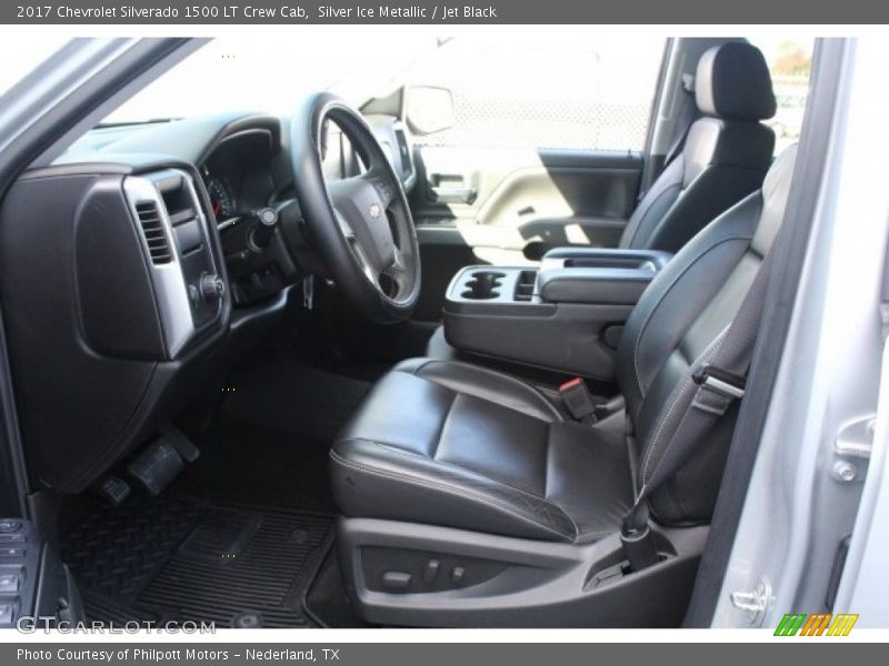 Silver Ice Metallic / Jet Black 2017 Chevrolet Silverado 1500 LT Crew Cab