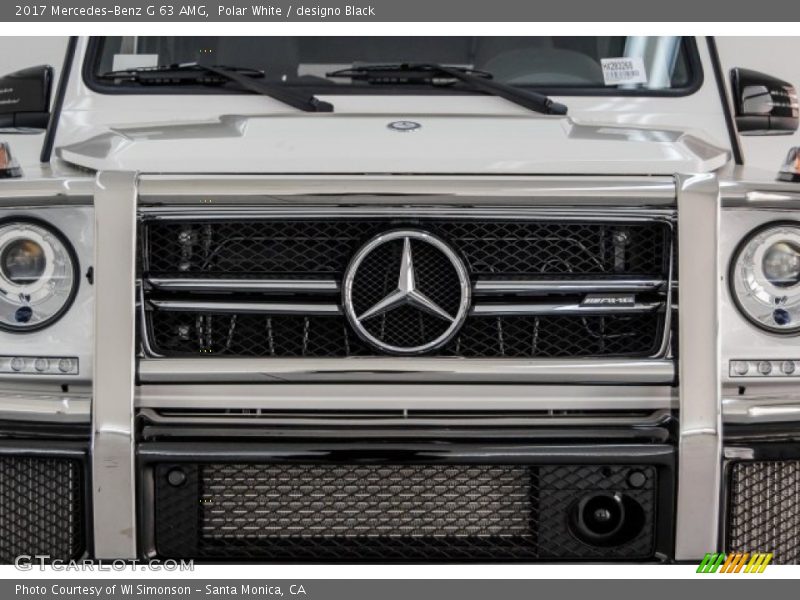Polar White / designo Black 2017 Mercedes-Benz G 63 AMG