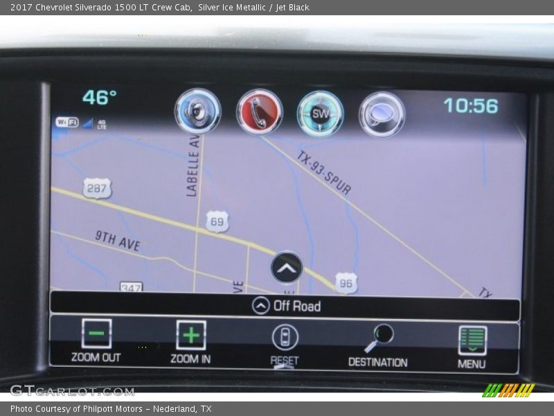 Silver Ice Metallic / Jet Black 2017 Chevrolet Silverado 1500 LT Crew Cab