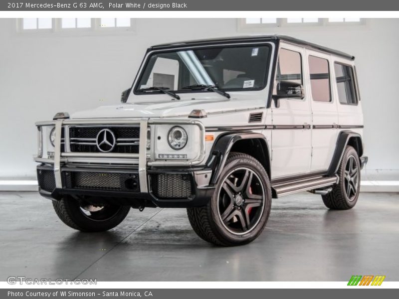 Polar White / designo Black 2017 Mercedes-Benz G 63 AMG