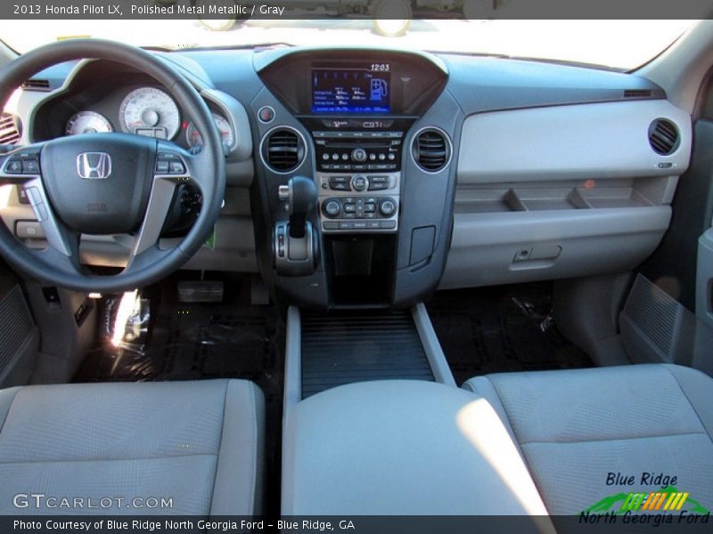 Polished Metal Metallic / Gray 2013 Honda Pilot LX