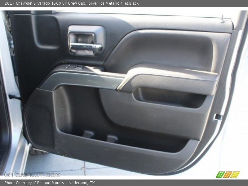 Silver Ice Metallic / Jet Black 2017 Chevrolet Silverado 1500 LT Crew Cab