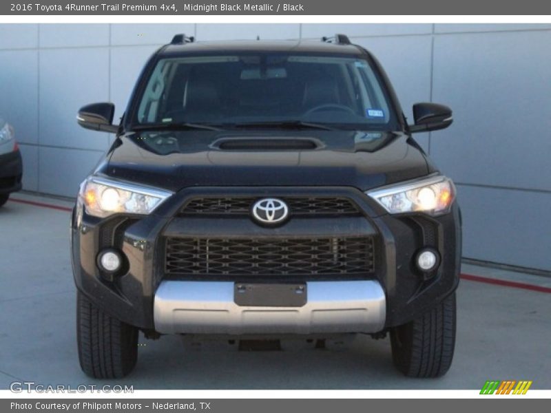 Midnight Black Metallic / Black 2016 Toyota 4Runner Trail Premium 4x4