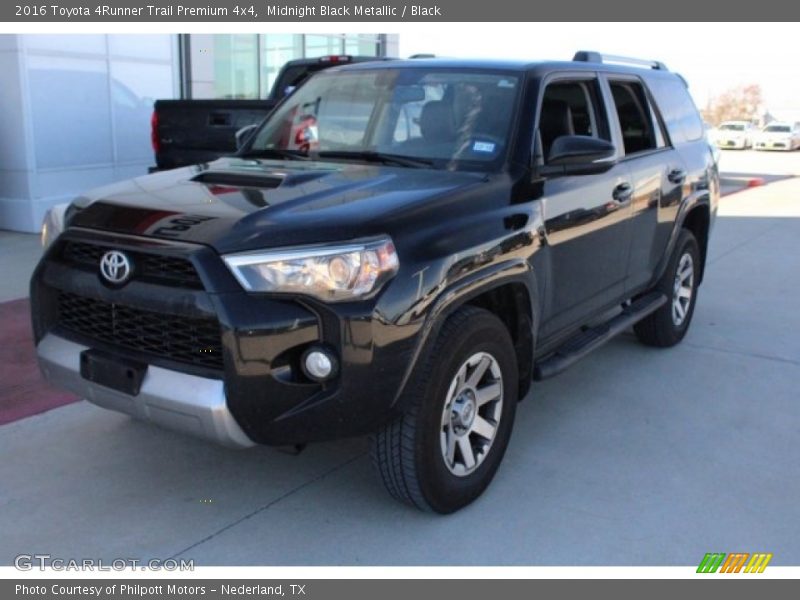 Midnight Black Metallic / Black 2016 Toyota 4Runner Trail Premium 4x4