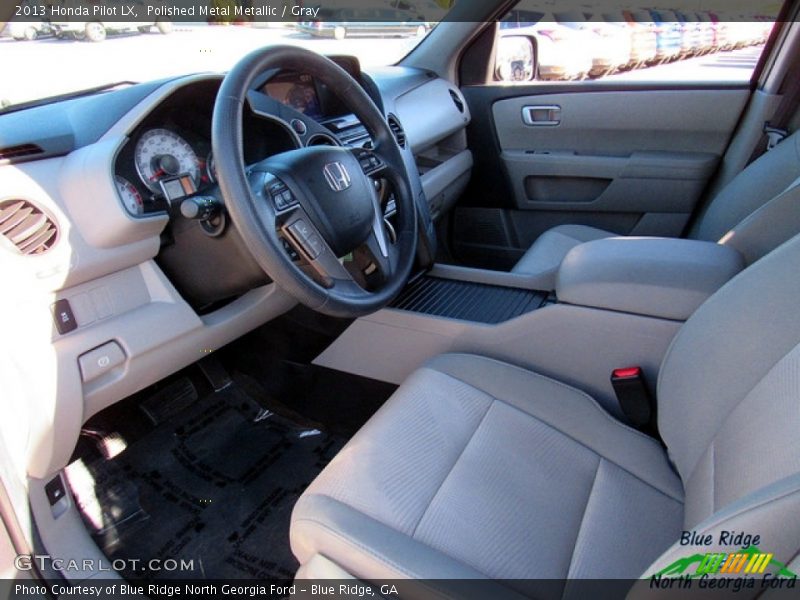 Polished Metal Metallic / Gray 2013 Honda Pilot LX