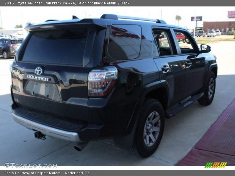Midnight Black Metallic / Black 2016 Toyota 4Runner Trail Premium 4x4