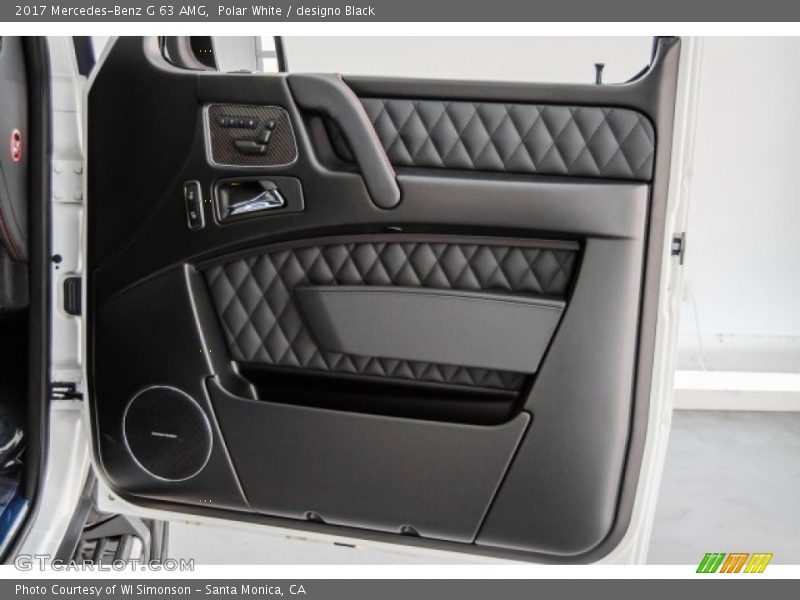 Polar White / designo Black 2017 Mercedes-Benz G 63 AMG
