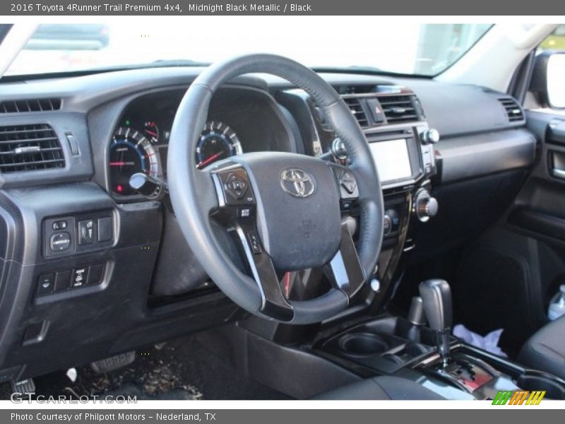 Midnight Black Metallic / Black 2016 Toyota 4Runner Trail Premium 4x4