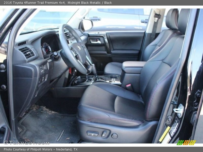 Midnight Black Metallic / Black 2016 Toyota 4Runner Trail Premium 4x4