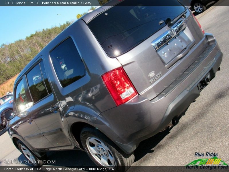 Polished Metal Metallic / Gray 2013 Honda Pilot LX