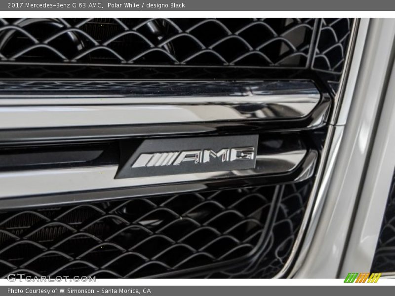 Polar White / designo Black 2017 Mercedes-Benz G 63 AMG