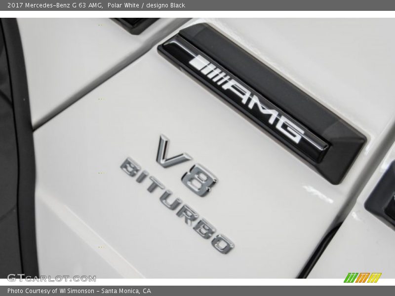 Polar White / designo Black 2017 Mercedes-Benz G 63 AMG