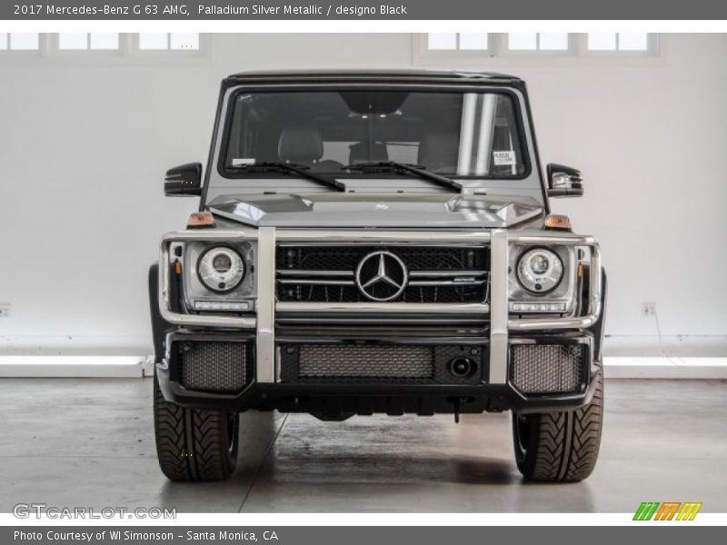 Palladium Silver Metallic / designo Black 2017 Mercedes-Benz G 63 AMG