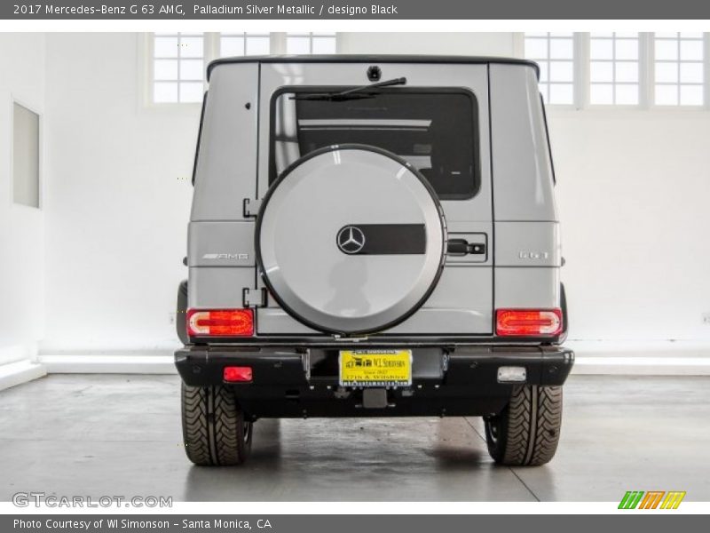 Palladium Silver Metallic / designo Black 2017 Mercedes-Benz G 63 AMG